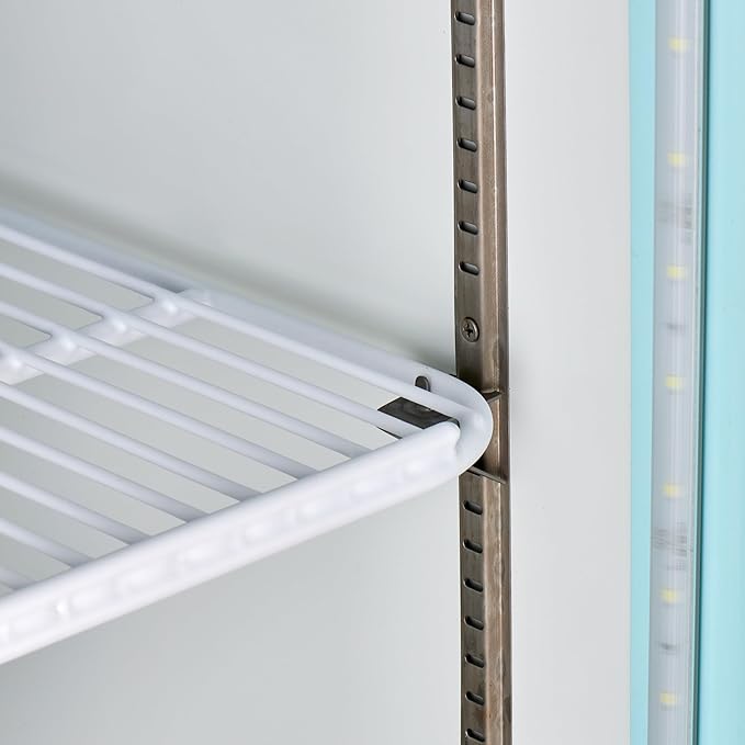 Kratos Commercial Freezer Display Merchandiser- 1 Door, 27" W, White (67K-217)