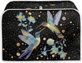 Hummingbirds Print 2 Slice Toaster Cover Waterproof Toaster Dust Cover Fingerprint Protection for Kitchen Small Appliance