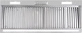 Akicon Range Hood Insert 48 Inch with Heater Sensor, 1200 CFM Bulit-in Kitchen Vent Hood with 4 Speeds, Ultra-Quiet Duct Stove Hood 3CCT LED Lights and Dishwasher Safe Filters