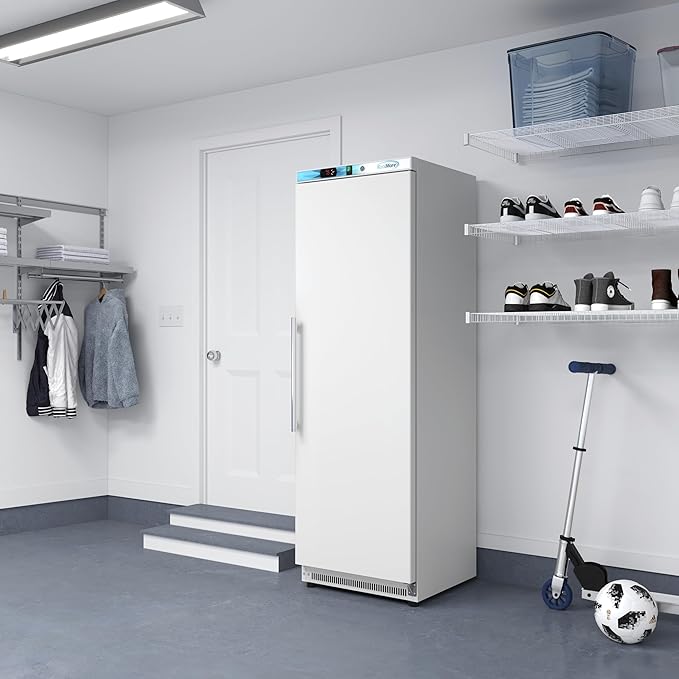 KoolMore 12 Cu. ft. Commercial Reach-in Freezer in White Manual Defrost (KM-FMD12WH)