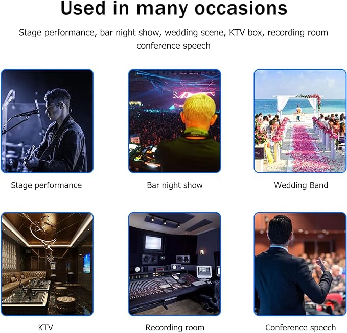 W IN-MIX 10 Channel Professional Multi-Functional Mixer,99DSP Digital Effects, MP3 Player, 48V Phantom Power with Independent Mute Switches Audio Console For Studio & Stage