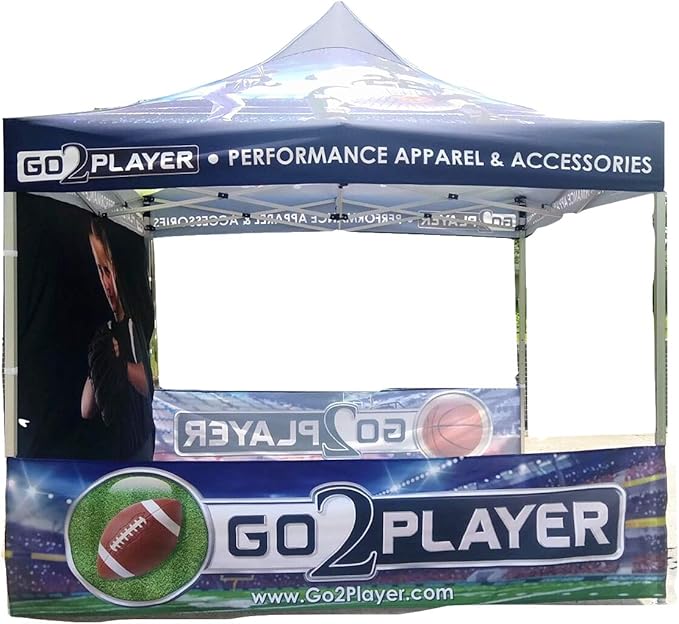 Custom Canopy Tent 10x10 with Logo, Custom Pop up Tent for Trade Show, Personalized Canopy for Advertising Event, Farmer Market, Business Branding