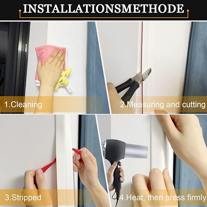 Wall Corner Protector Self-Adhesive Flexible – Durable Rubber, Furniture Edge Guard, Easy to Install, White, Prevents Wall Damage, Ideal for Home or Office Use
