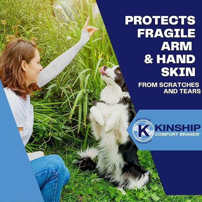 Arm Protector Sleeves for Elderly Thin Skin, Bruising, Sun Protection, Men, Women