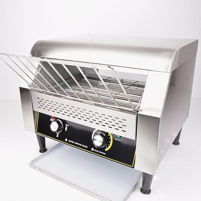 450 Slices/Hour Bread Toaster Commercial Conveyor Toaster Machine For Plain Bread Buns Bagles (450PCS/H commercial conveyor toaster)
