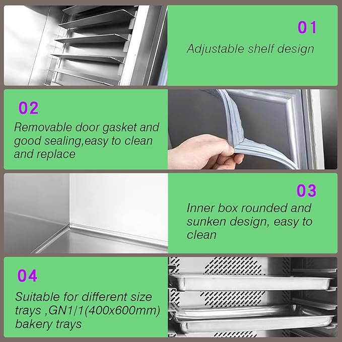 Commercial 10 Trays Blast Chiller,Blast Chiller & Freezer, Chest Freezer,Batch Chiller for Hard ice Cream,Cakes,Chicken,Fish,Sushi Rice in Restaurant,Hotel,School
