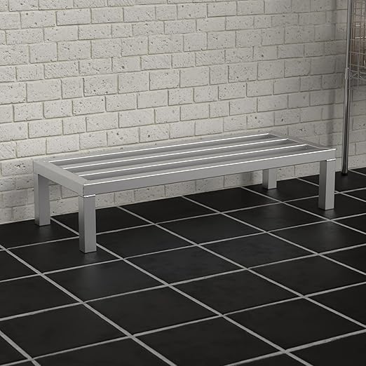 36'' x 14'' x 8'' Aluminum Dunnage Rack - 1350 lb. Capacity