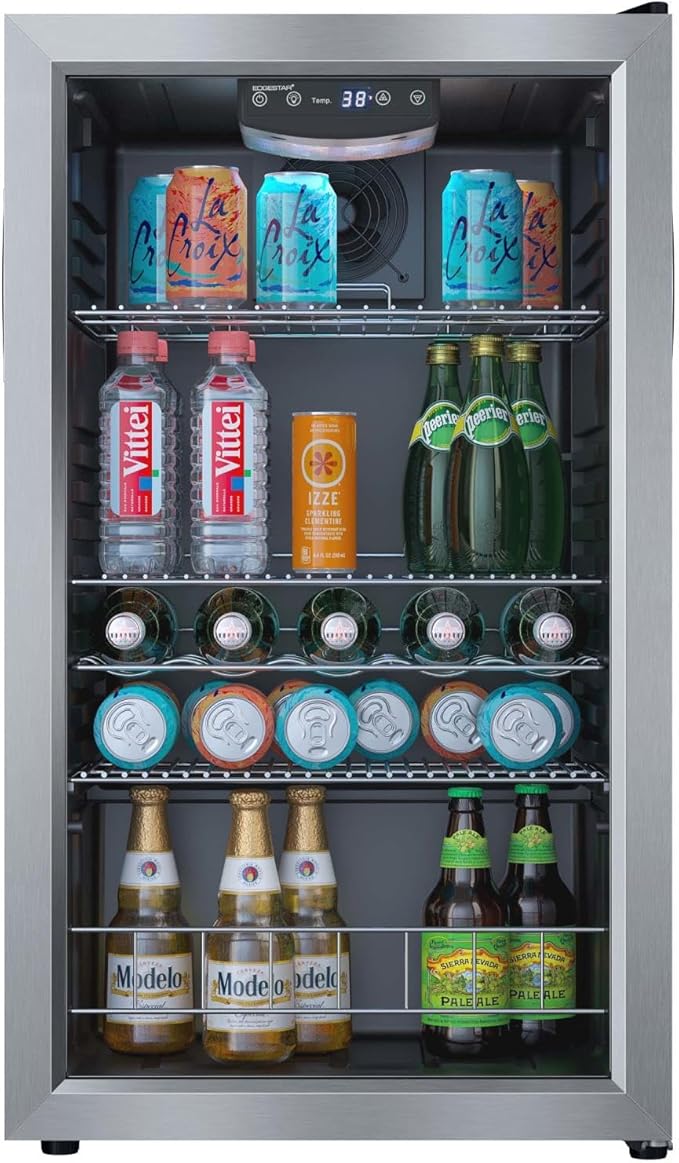 EdgeStar BWC121SS 19 Inch Wide 105 Can Capacity Extreme Cool Beverage Center
