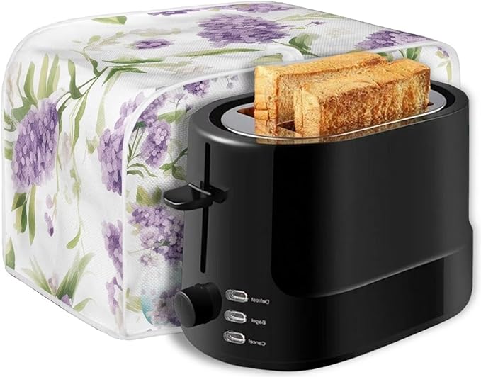 Easter Egg Bunny Print Toaster 2 Slice Cover Dust Fingerprint Protection Universal Size Kitchen Appliance Waterproof Cover