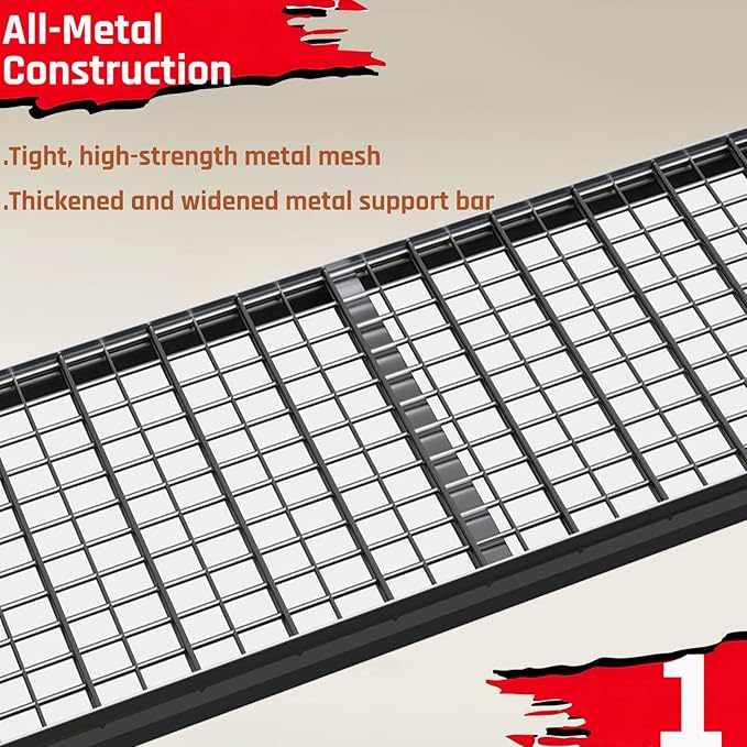 68" Wide Heavy Duty Garage Shelving Units, 5-Tier Deep Storage Shelves, Metal Garage Shelves,Steel Shelf,Large Storage Rack,Industrial Shelving for Shop, 68" W x 24" D x 84" H