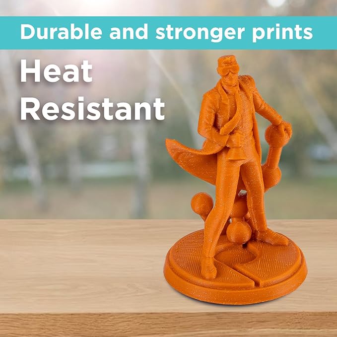 Polymaker Glitter ABS Filament 1.75mm, Galaxy Orange 3D Printer Filament 1.75mm Heat Resistant 1kg - Twinkling ABS 3D Printing Filament, Strong & Durable, Dimensional Accuracy +/- 0.03mm