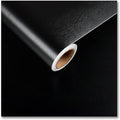 CRE8TIVE Brushed Black Stainless Steel Contact Paper Peel and Stick Thick Metallic Wallpaper Heat Resistant Self Adhesive Black Contact Paper for Kitchen Backsplash Appliances Fridge Covers 12"x354"