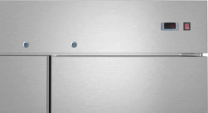 KoolMore - RIF-2D--SS 54" 2 Door Stainless Steel Upright Commercial Reach-in Freezer - 47 cu. ft (RIF-2D-SS)