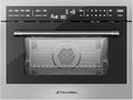 24 Inch Built-in Microwave and Convection Oven Combination, ThermoMate 1.6 Cu. Ft. Wall Oven Microwave Combos, 1000 Watt Power, Sensor Cook, Touch Control LCD Display, Stainless Steel Finish