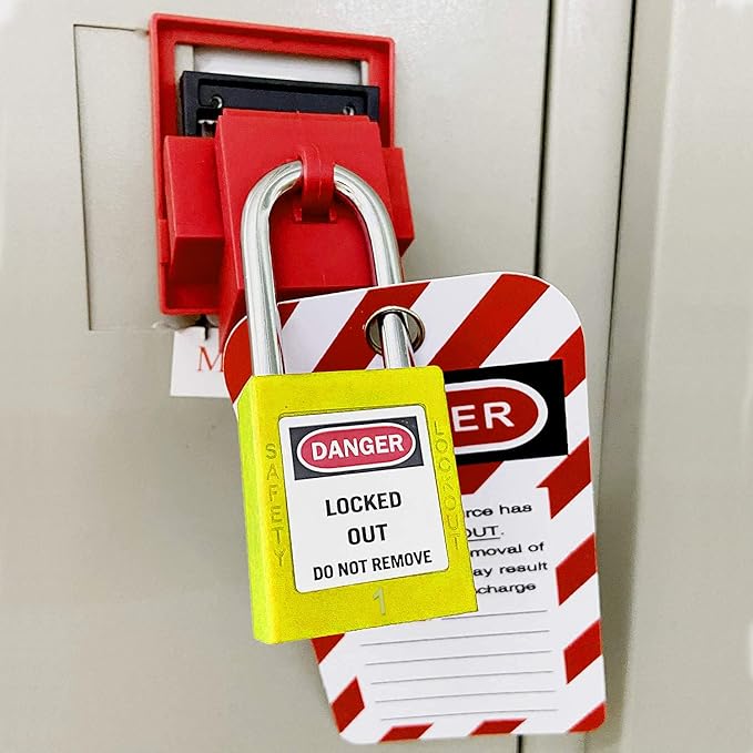 Lockout Tagout Locks, Safety Padlocks, Loto Locks Keyed Differently Lock Out Tag Out Device Plastic