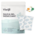 50 Gram (5 Pack) Color-Indicating Silica Gel Packets, Premium Food Grade Desiccant - Rechargeable Moisture Absorbers for Food Storage, Electronics, 3D Filament & Safes