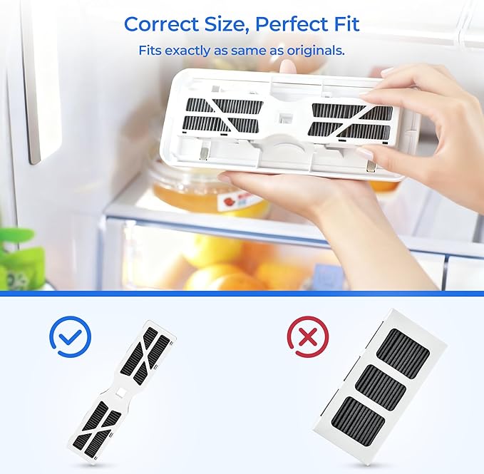 PWF-1 FPPWFU01 Water Filter & PureAir AF-2 FRGPAAF2 Air Filter Combo, Compatible with Frigidaire FRIGCOMBO6, GRFS2853AD, GRFS2853AF, PRFC2383AF, PRFG2383AF, PRFS2883AF, 3 Combo
