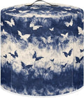 Flashideas Blue Butterfly Pressure Cooker Cover for Women Dust Protection Insulated Rice Cooker Cover Water Resistant Dust Cover with Pockets for Instant Pot 6 Quart Vintage Appliance
