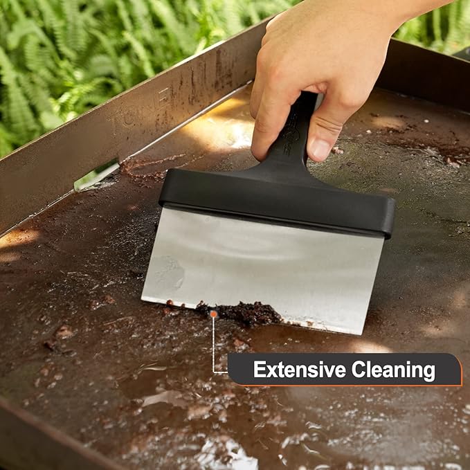 SHINESTAR 26-Piece Griddle Cleaning Kit for Blackstone, Flat Top Grill Cleaner Kit with Scraper, Cleaning Brick, Scouring Pads, Professional Griddle Accessories Kit for Cleaning, Easy to Remove Stain