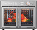 Midea Flexify Pro 10+4 Toaster Oven Air Fryer Combo, Graphene Juicy-Lock Cooking, French Door Countertop Oven, 450°F Flash Air Fry, 26.4 QT Stainless Steel