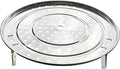 Steamer Rack, 11" / 28cm 304 Stainless Steel Removable Legs Multifunction Steaming Stand Holder Rack for Steamer Pot Pans