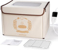 Foldable Bread Proofing Box, 36L Electric Dough Proofer, with 99H Timer & 68–131℉ Precision Temperature Control for Sourdough Starter, Home Bread Maker Cabinet for Pizza, Yogurt, Chocolate