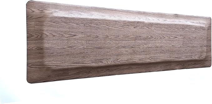 Rhino Mats, Softwoods Anti Fatigue Floor Mat, Commercial Grade Kitchen Mat, Standing Desk Mat, Office, Garage or Anywhere, Standing Comfort. (Driftwood, 2' x 6' x 1/2")