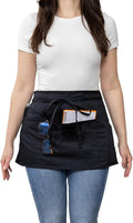 Dreamology Waist Apron,Half Apron,Server Aprons with 3 Pockets,Aprons For Women,Waiter and Waitress Apron with Pockets,Waist Apron with Pocket,Aprons for Servers (1 Pack)
