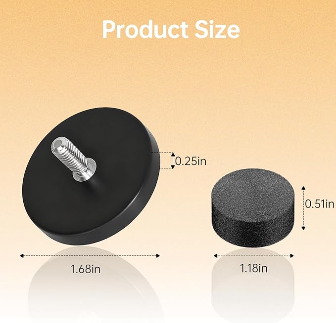 Magnetic Fridge Mount for Skylight 15 Inch Calendar, Refrigerator Calendar Magnet,Rubber Surface Coating to Prevent Scratches, No-Drill, Easy to Install, Convenient to Disassemble, Firm and Secure
