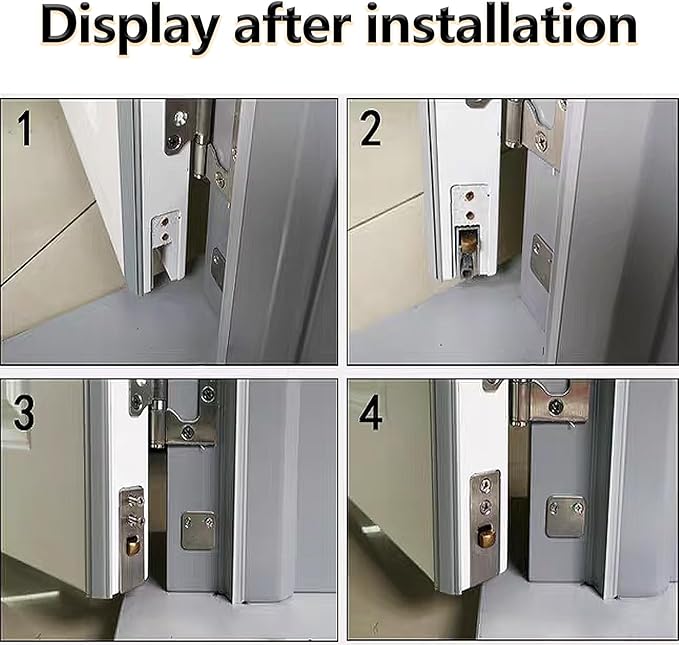 Automatic Door Sweeping Bottom Aluminum Alloy 36-inch Surface Mount Type - Suitable for Door Bottom Sealing Sound Insulation Windproof Dustproof Light Blocking and Small Animal Prevention