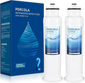 HX2017FR-A Water Filter, Compatible with Hisense® HX2017F-A, HRF266N6CSE1, HRF266N6CSE, HRF209N6CSE, HRF254N6TSE, HRF254N6DSE, HRF210N6CBE, Mora MRF211N6CSE, MRF266N6CSE (2 Pack)