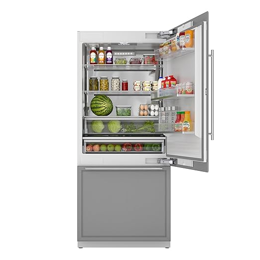 KoolMore Reserve 36 in. Panel Ready Refrigerator and Freezer with Ice Maker and Water Dispenser, Frost Free, 19.7 Cu. Ft. ETL Listed and Energy Star