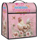 Kitchen Aid Mixer Cover Rooster Flower Floral Butterfly Stand Mixer Cover Compatible with 6-8 Quarts Stand Mixers, Dust Covers with Zipper Pocket Foldable Washable Kitchen Aid Organizer Bag