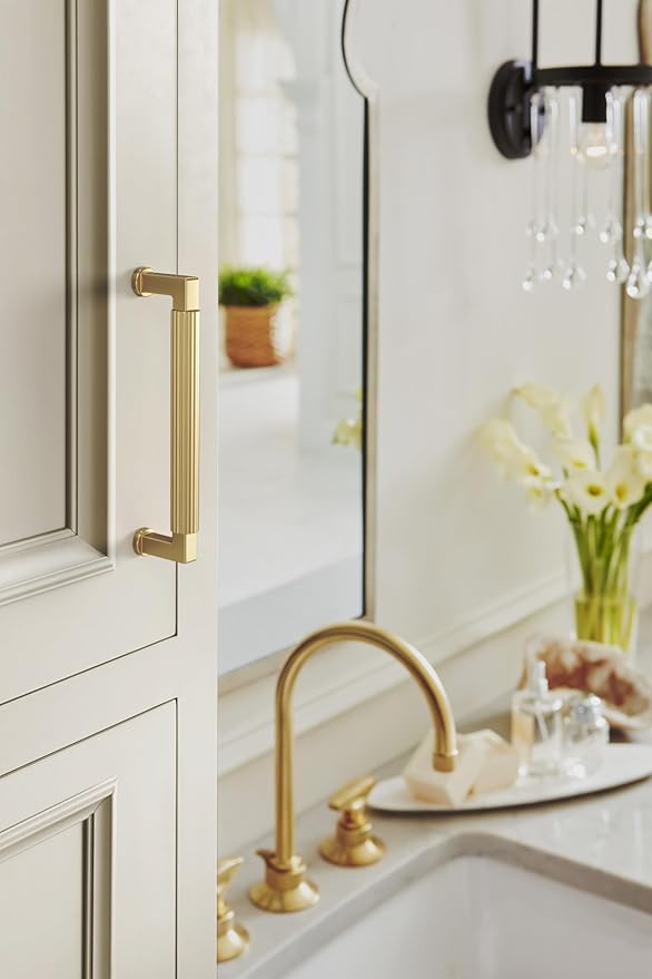 Amerock Ballard 5-1/16 inch (128mm) Center-to-Center Champagne Bronze Cabinet Pull, BP37644CZ