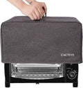 Toaster Oven Dust Cover with Accessory Pockets Compatible with Hamilton Beach 6 Slice of Toaster Oven ( GRAY)