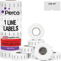 Perco USE by 1 Line Labels - 1 Sleeve, 8,000 "USE by Labels for Perco Lite, X, Plus and Pro 1 Line Date Guns