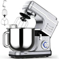 7.5QT Stand Mixer, 660W Powerful Electric Dough Mixer, 10-Speed Tilt-Head Kitchen Mixer with Stainless Steel Bowl, Whisk, Dough Hook, Beater, Splash Guard, Easy Clean, for Baking & Cooking