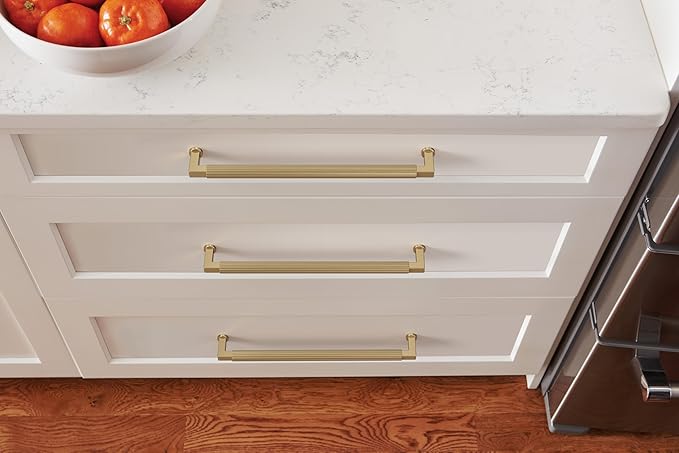 Amerock Ballard 10-1/16 inch (256mm) Center-to-Center Champagne Bronze Cabinet Pull, BP37648CZ