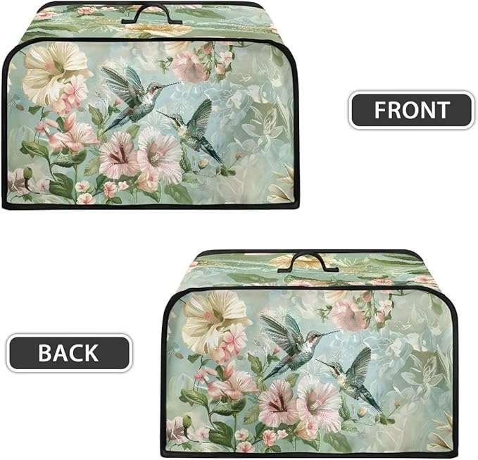Elegant Hummingbird Slow Cooker Bag Slow Cooker Dust Cover Accessory Set Crock Pot 6-8 Quart Slow Cooker Cover Dust Cover Soft and Easy to Fold
