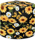 Flashideas Sunflower Butterfly Pressure Cooker Cover with Storage Pocket Compatible with 8 10 Quart Instant Pot, Durable Rice Cooker Air Fryer Accessories, Waterproof Kitchen Appliances Dust Cover