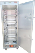 HeatMax 6 Foot Large Commercial Electric Food Warmer Holding Cabinet. Made in USA with Service and Support, Fits Full Size Pans, Churches, Schools, Catering, Fully Assembled, 120V Plug