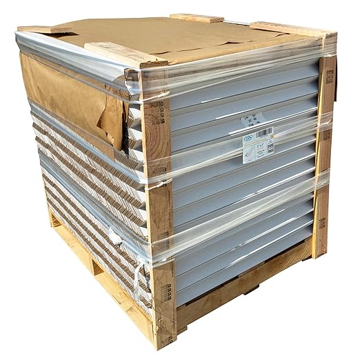 IDL Packaging Cardboard Edge Protectors 2" x 2" x 36", Full Pallet of 2800 pc, White - V-Board Reinforced Corner Protectors - Regular-Duty Cardboard Corners for Shipping