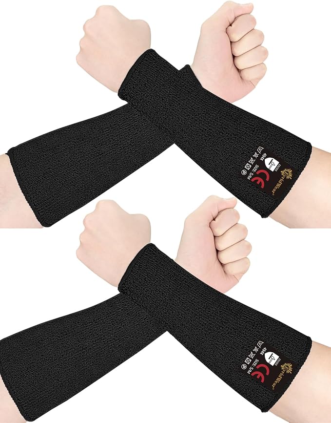 Evridwear Arm Protectors for Thin Skin and Bruising Cut Resistant Arm Sleeves Arm Guards Protective Sleeves for Men Women