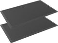 Rubber Scraper Floor Mat 60”x36” 2 Pack - Heavy Duty Outdoor Mats for Garage, Entryway, Door, Mudroom, Boot Tray - All-Weather & Easy Clean