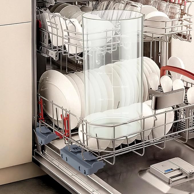 Dishwasher Rack Carrier and Roller Kit WD28X27241 Compatible with GE Dishwasher Lower Rack Wheel Assembly, Replaces WD12X10438 WD12X10439 WD12X10446