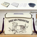 Bread Proofing Box with 50-130℉ Temp Control & 48H Timer, Folding Bread Proofer with Silicone Sling, Proofing Basket, 304 Stainless Steel Rack and Metal Plate for Dough, Sourdough, Pizza
