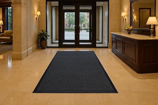 Guardian UG061204 Elite Guard Berber Indoor/Outdoor Floor Mat, 72" x 144", Charcoal