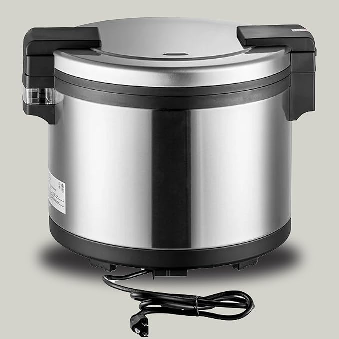 Panda Commercial Rice Warmer - 92 Cups Cooked Capacity Electric Rice Warmer(Warm Function, not Rice Cooker), NSF & ETL Listed Perfect Rice and Food Warmer for Professional Kitchens