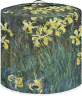 Starry Night Oil Painting Printed Pressure Cooker Cover Round Dust Cover Funny Designs Air Fryer Cover Kitchen Appliance