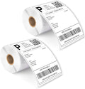 LotFancy 4x6 Thermal Labels, 440 Shipping Labels (2 Rolls) Compatible with DYMO LabelWriter 4XL 1744907, Perforated Postage Label for Rollo, Zebra Desktop Printers, Commercial Grade